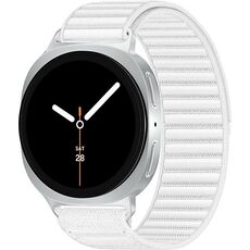 Galaxy Watch8 | 40 мм | 4G LTE | Silver | Fabric/White | S/M, Размер ремешка : S/M, Тип ремешка : Fabric, Размер корпуса : 40 мм, Подключение часов : Bluetooth / Wi-Fi + 4G LTE, Цвет ремешка: White, Цвет: Silver